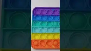Rainbow Pop Bubble Sensory Fidget Toy Stress reliver