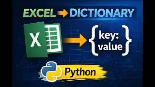 Python Simple way to Convert Excel to Dictionary 