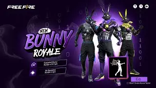 New Bunny Royale Event Confirm date | Black Bunny Bundle Return Free Fire | free fire new event