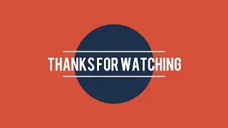 Thanks For Watching Outro (Free to use Download)