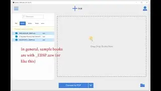 Convert Kindle AZW4 eBooks to PDF (Some Kindle Sample Books Included)