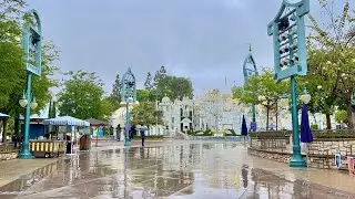 Walking to “it’s a small world” at Disneyland