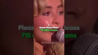 Top 5 Most Streamed SABRINA CARPENTER songs on Spotify #sabrina #espresso #shorts