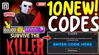 *All New* ALL WORKING CODES FOR SURVIVE THE KILLER IN AUGUST 2024! ROBLOX SURVIVE THE KILLER CODES
