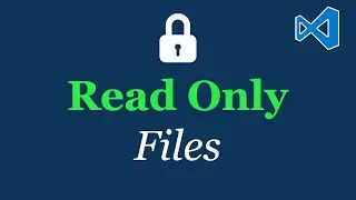 VS Code — Read Only Files