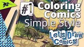 Coloring Comics Flat Style - Let's Draw Comics! - yamsketch