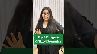 ✅Top 5 Formulas Category in excel 