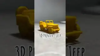 3D printer ile jeep bastım. 