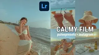 Calmy Film Lightroom Preset - Beach Calm Lightroom Mobile Free DNG - Calm Filter