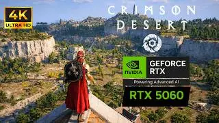 CRIMSON DESERT Tested on MSI GeForce RTX 5060 8G SHADOW 2X OC– Ultra  & CINEMATIC MODE