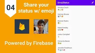 Show Users with the Firestore RecyclerView - Kotlin Android app using Firebase: EmojiStatus Ep 4