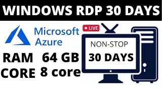 How to create azure rdp | make windows rdp | how to get rdp | 64gb ram rdp | rdp for watchtime