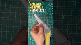 Airliner Assembly and Paint Airbus A321 EVA AIR #scalemodel #scalemodelbuilding #modelaircraft