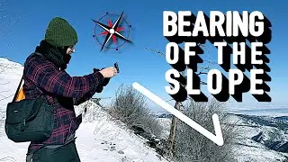 Never Get Lost in the Mountains: Using the Bearing of the Slope in Wilderness Navigation