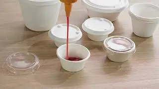 Takeout Soup Bowl with Lid Video