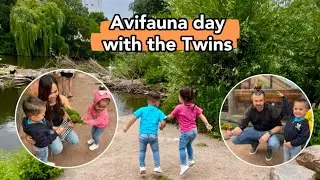 Going to the birdzoo with the twins #avifauna #birdzoo