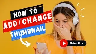 how to add/set/change youtube thumbnail in android phone 2022 | thumbnail kaise lagaye [1:23 minute]