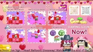 Growtopia Live! Valentines Special with Miu and The Intern