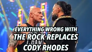 Everything Wrong With WWE SmackDown: THE ROCK REPLACES CODY RHODES