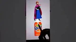 Frozen Disney princess Anna glow up transformation #cartoon #disney #satisfyingvideo #princess