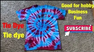 How to tie dye t-shirt | how to tie dye fabric| tshirtbusiness