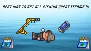 Terraria FASTEST WAY to complete fishing quests (2022) (GETTING RARE ITEM)