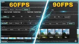 HOW TO GET 60 FPS TO 90 FPS IN SUPER SMOOTH BGMI SETTING || HOW TO GET 90FPS IN EVERY DEVICE 