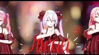[MMD KPOP] (G)I-DLE - HWAA 화(火花) (4K)