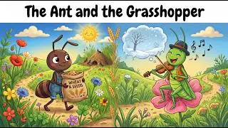 The Ant and the Grasshopper Story | Moral Story for Kids | Bedtime Story | Kids Learning - AF