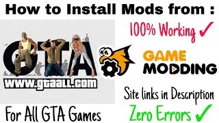 Tutorial for installing mods from Gamemodding.net and GTAALL.com sites |without errors| 100% working