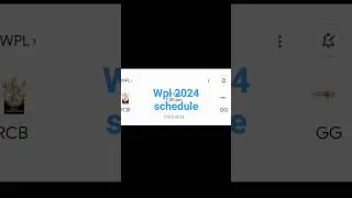 wpl 2024 schedule 1 to 5 #shorts #trending #ytshorts  #wpl 2024 Agla video kis team par aaye