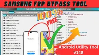 Android Utility Tool V148 New Update | New Samsung Frp Remove Tool Free Download