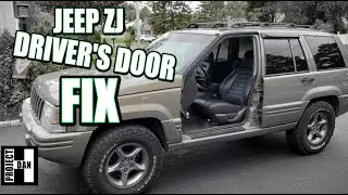 JEEP GRAND CHEROKEE ZJ DRIVER'S DOOR HINGE PIN LATCH STRIKER FIX