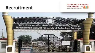MMMUT Recruitment|| ME, M.tech or MSC with NET or PhD || IT,ECE,EE,CSE,CE,CES,ME,MCS,CE,HMS