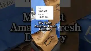 My First Amazon Fresh Delivery Block