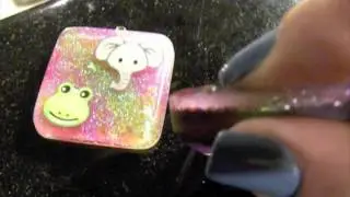 How to add Eye Pins to Resin Pieces