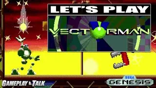 Vectorman Full Playthrough (Sega Genesis) | Let's Play 