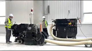 Disruptive industry flooring equipment-laser grinding for the free movement areas