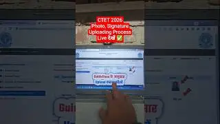 Problem📢CTET Form Main Photo Signature Kaise Upload Kare✅How to Resize CTET 2026 Photo and Signature