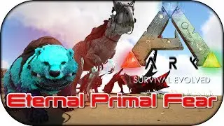 Prime Dire Bear und Elemental Lightning Allosaurus gezähmt 017 ARK Eternal Primal Fear Ragnarok Map