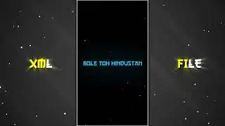 COMPANY NEW TREND XML ⚡ ALIGHT MOTION XML PARSET ⚡ XML FILE BY MR RAHUL 30 ⚡ ATTITUDE XML FILE ⚡