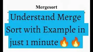 Merge Sort with Example in Data Structure in Hindi | Merge sort in DAA / ADA sorting algo #mergesort