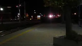 [*RARE Amtrak P42DC 182 leads Amtrak Pere Marquette into Holland, Michigan with Veterans NPCU 90221)