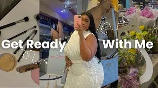 GRWM 🎀|Lace Boho Knotless Braided Wig from ​⁠@MyBraidedWig_Official Make Up,Outfit,Ted Baker Event