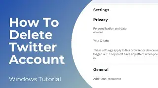 How To Delete Twitter Account Permanently (Full Tutorial)