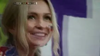 [Тут её ID] Красивая девушка на матче Россия - Чехия