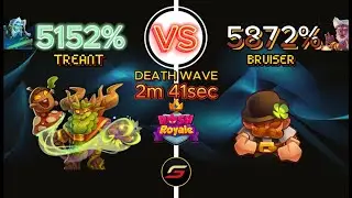 Max Treant vs. Max Bruiser - Rush Royale PvP