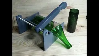 How to cut a glass bottle at home