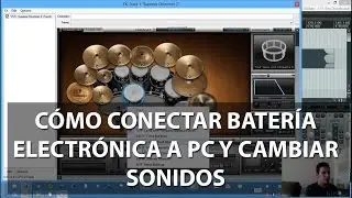Cómo Conectar una Batería Electrónica al PC y Cambiar Sonidos (TUTORIAL)