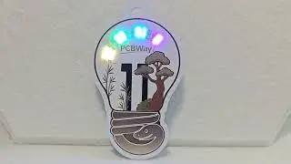 Functionality Demo: Innovation Lightbulb Badge - Touch-Activated RGB (STM8 in Arduino)